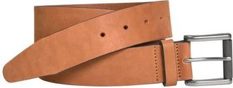 Johnston & Murphy Nubuck Leather Belt in Tan at Nordstrom, Size 32