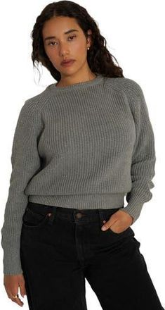 Callahan The Crew Sweater - Womens in Heather Grey at Nordstrom, Size X-Small