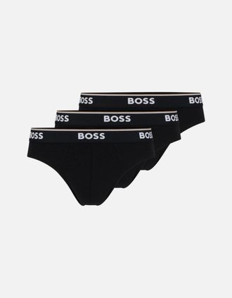 HUGO BOSS Mens BOSS Black 3 Pack Brief 001 Black - Size: 35/34/32