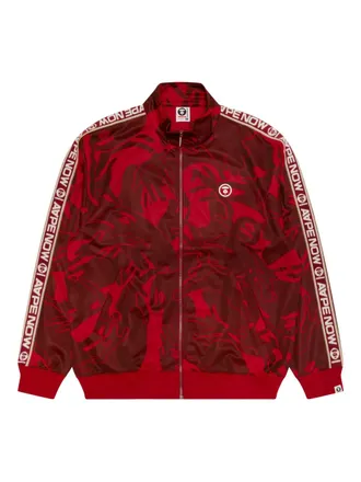 Aape By A Bathing Ape embroidered-lettering bomber jacket