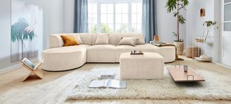 ANDAS Ecksofa »Alesund L-Form« bestehend aus Modulen, auch einzeln erhältllich, miteinander verbunden