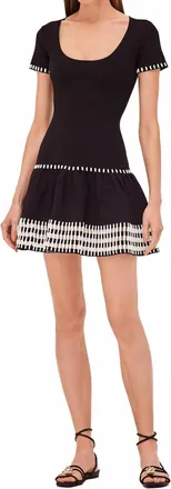 Alexis Lorie Mini Dress In Black