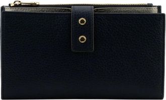 Pourchet Accessoires, Dames, Zwart, ONE Size, Leer, Hebdo Medium Wallet