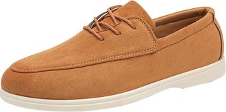 Generic Mens Driving Shoes with Memory Insoles Classic Design Comfortable Casual and Business Shoes Men Casual Shoes Size 12 (Brown, 6.5)