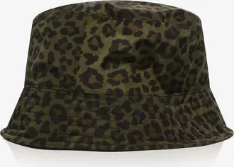 Catarzi Anglerhut aus Stoff mit Leoprint Tina