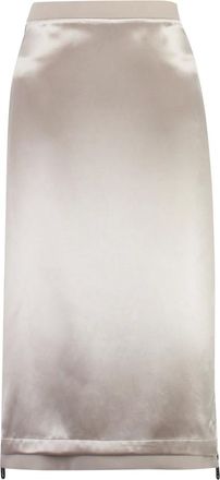 Fendi Mujer, Faldas, Beige, Talla: S