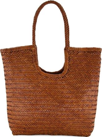 Dragon Diffusion NS Diagonal Triple Jump leather shoulder bag - women - Buffalo Leather - OS - Brown