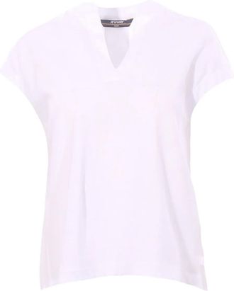 K-Way Isere T-shirt - women - Cotton - M - White
