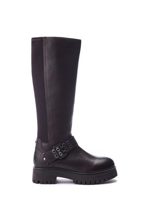 Moda in Pelle Moda in Pelle Womens Remy Dark Brown Boots Leather - Size EU 36