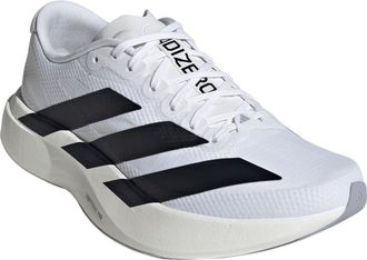 adidas Adizero Evo SL WOVEN Running Shoe in White/black/dash Grey at Nordstrom, Size 10.5