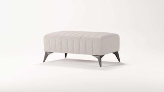 HOME AFFAIRE Polsterhocker »MATTHEW Sitzhocker, Masse B/T/H: B/T/H: 90/60/43 cm« Steppung