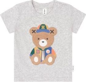 Huxbaby Varsity Hux Grey Tee in Grey Marle at Nordstrom, Size 6-12M Au