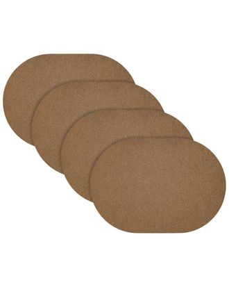 Fortessa Set Of 4 Loft Oval Felt Placemats