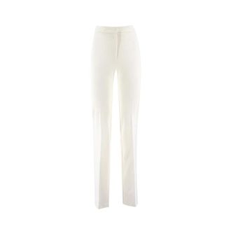 Pinko Straight Trousers, female, White, XS, Trousers