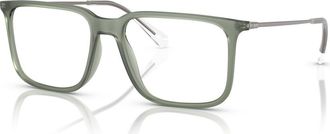 A|X Armani Exchange 55mm Square optical glasses in Green at Nordstrom