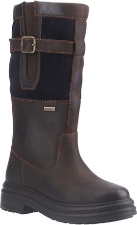 Cotswold Broadwell Leren Dameslaarzen Bruin/Navy
