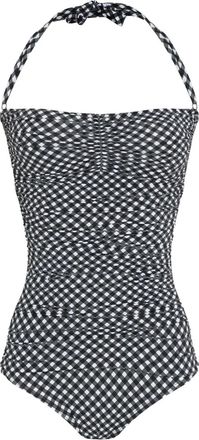 Lygia & Nanny Costume intero Wangari con ruches - Nero