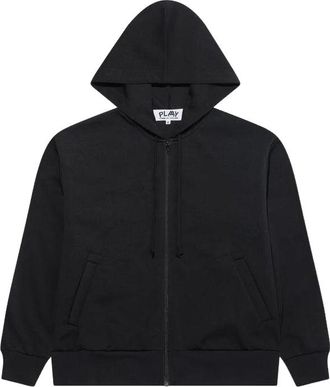 Comme Des Gar&ccedil;ons (WMNS) COMME des GARCONS PLAY FW25 x Invader Pixel Heart Zip Hoodie Black AZ-T334-051-1