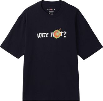 Nike Jordan Air Jordan MENS Why Not? Casual Sports Crew-neck Short Sleeve Black DD3325-010