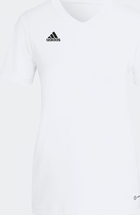 adidas Fussballtrikot ADIDAS PERFORMANCE ENT22 JSY W, Damen, Gr. XS, weiss (wei&szlig;), Obermaterial: 100% Polyester, V-Ausschnitt, Trikots Fussballtrikot