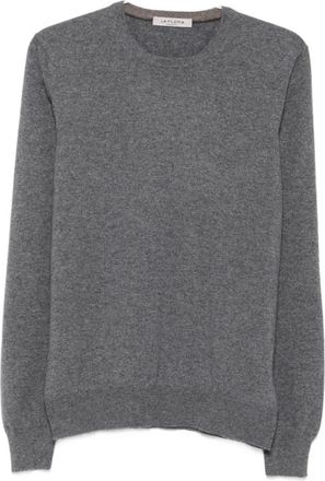 La Fileria Truien & Vesten, Heren, Grijs, 4Xl, Kasjmier, Sweater Fileria