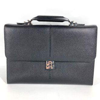 Bally Leather Briefcase Handbag (Pre-Owned)