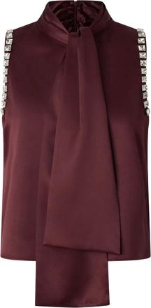 Pinko Satijnen blouse - Rood