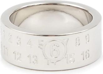 Maison Margiela Numerieke Signature Ring - Dames - Ringen - Grijs - 47 MM - Accessoires