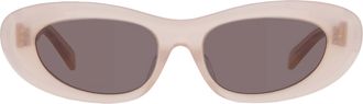 Celine 3 Dots Smoke Oval Ladies Sunglasses CL40310U 74A 54
