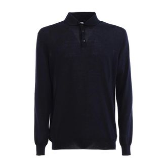 Malo Tops, Heren, Blauw, L, Kasjmier, Pool