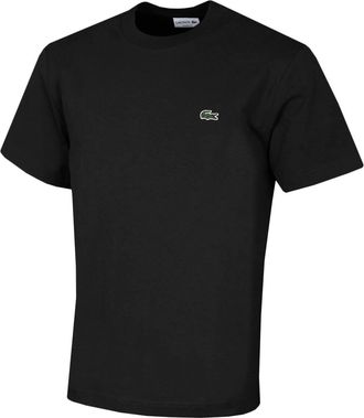 Lacoste Mens Cotton Fabric Logo T-Shirt - Black - 3XL
