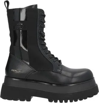Replay CALZADO - Botines de ca&ntilde;a alta en YOOX.COM