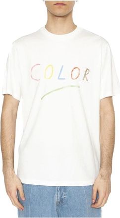 Thinking Mu Maglietta Girocollo - Heren - T-shirts - Wit - M - Tops