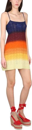 Etro Shaded Wool Mini Dress - Multicolor