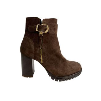 Borbonese Brown Leather Women Womens Boot
