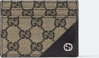 Gucci Interlocking G GG canvas card holder