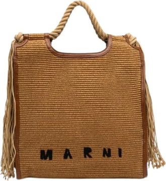 Marni Pre-owned Tote Bags, female, Brown, Size: ONE SIZE Pre-owned Tote Bag