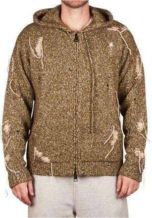 ATOMOFACTORY Atomofactory - Moulin&egrave; Zip Hoodie - Heren - Sweatshirts & Hoodies - Groen - Maat: XL