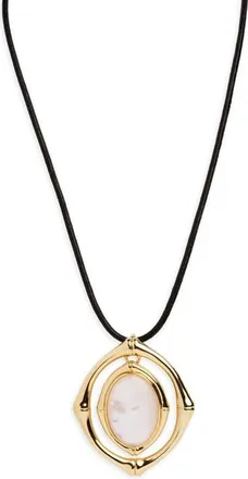 Argento Vivo Bamboo Pendant Necklace in Gold at Nordstrom