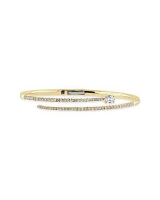 Sabrina Designs 14K 1.63 Ct. Tw. Diamond Bangle Bracelet