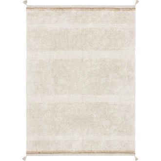 Lorena Canals Bloom Washable Rug in Natural at Nordstrom, Size X-Large