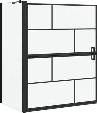 vidaXL Pantalla De Ducha De Ba&ntilde;o Manual 116 X 68 X 128 Cm Vidaxl