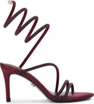Carvela Womens Spiral 80 Sandals - Wine - Size UK 4