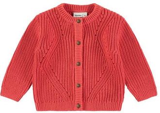 Babyface Abstract Knit Pattern Cardigan in Red at Nordstrom, Size 18M