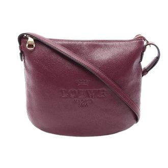 Loewe Pre-owned Heritage Leren Schoudertas - Dames - Pre-owned - Rood - Maat: ONE Size Leer
