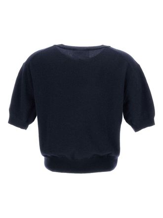 Lisa Yang Genevra Sweater - Navy