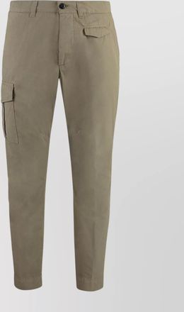 Dondup cotton cargo trousers multiple pockets
