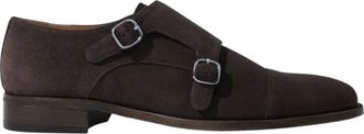 Scarosso Gervasio Scamosciato Leggero Schoenen - Heren - Nette schoenen - Bruin - 42 1/2 EU - Leer - Schoenen
