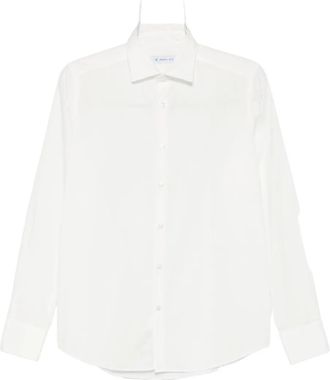 Manuel Ritz stretch-cotton poplin shirt - White