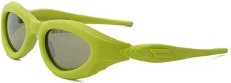 Bottega Veneta Mens Yellow Acetate Sunglasses